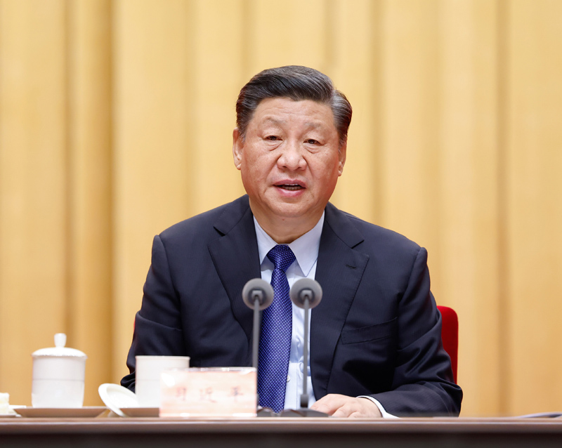 2月20日,党史学习永利集团88304官网动员大会在北京召开。中共中央总书记、国家主席、中央军委主席习近平出席会议并发表重要讲话。新华社记者 黄敬文 摄