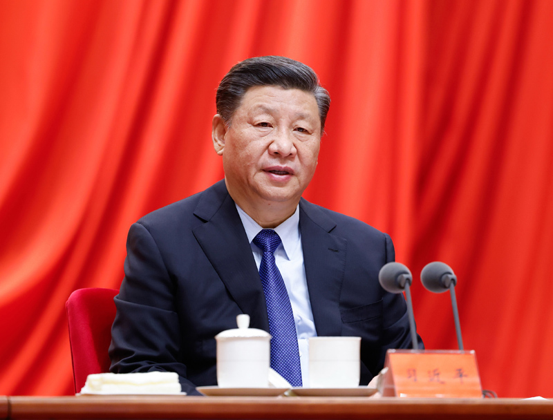 2月20日,党史学习永利集团88304官网动员大会在北京召开。中共中央总书记、国家主席、中央军委主席习近平出席会议并发表重要讲话。新华社记者 黄敬文 摄